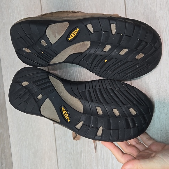 Keen Women Presidio Brown Leather Shoes Sneakers Boots Sz 9 - Picture 11 of 11